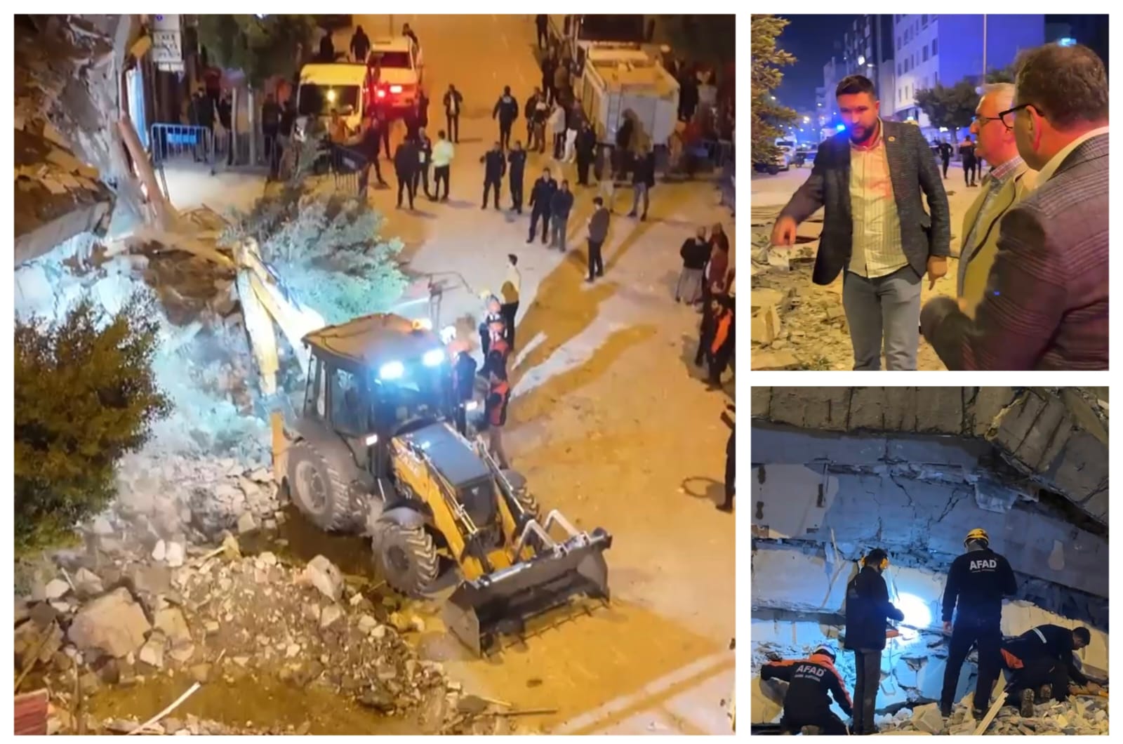 Kaymakam Önder ve Başkan Dönmez Sahada