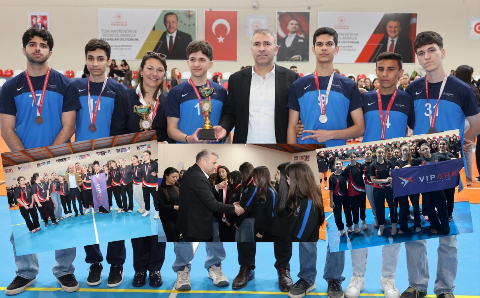 Hatay’da Voleybol Şöleni Finalle Taçlandı: Şampiyonlar Kupalarını Aldı!